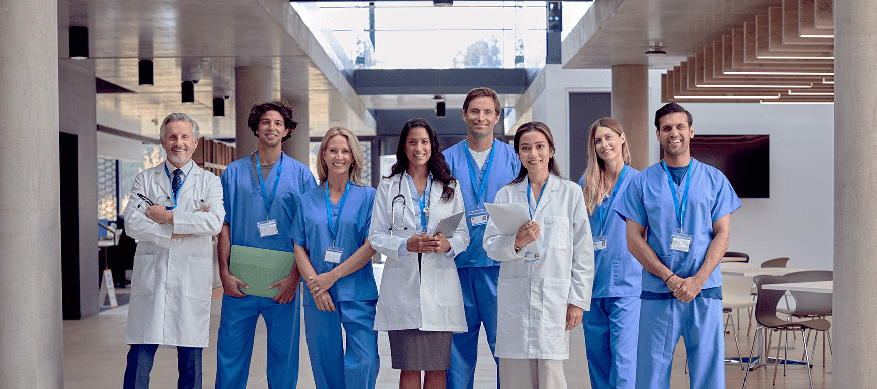 Healthcare professionals ready to help